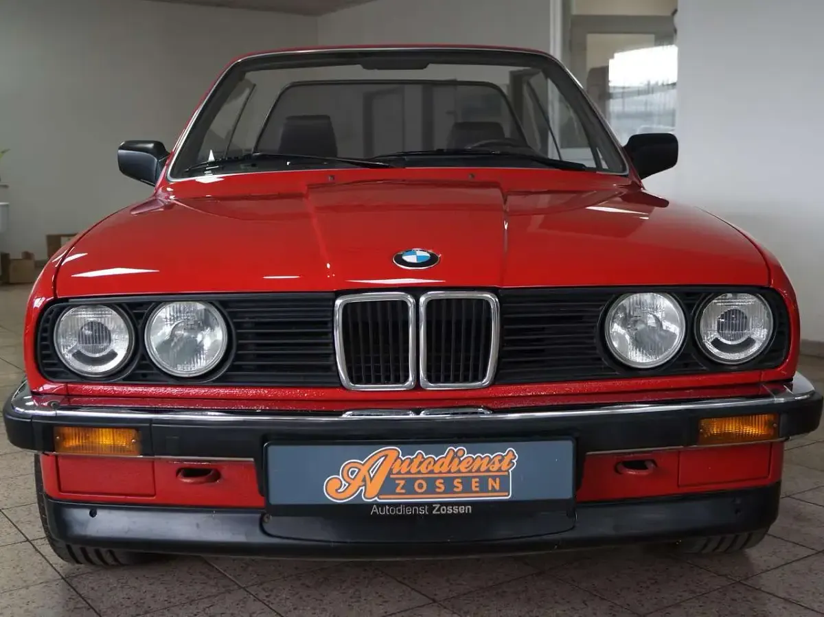 Gebraucht BMW 320 Cabriolet 129 PS (94 kW) 1987 Zinoberrot Cabrio