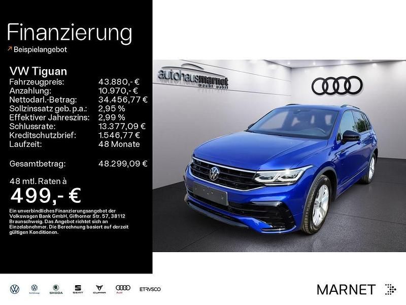 Blau Gebraucht 2025 VW Tiguan R-line SUV | 43.880 € (Fairer Preis) - Bild 1/4