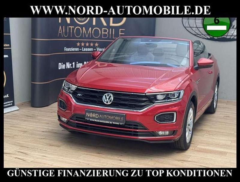 Kings red metallic (metallic) Gebraucht 2020 VW T-Roc Cabriolet R-line Cabrio | 25.900 € (Fairer Preis) - Bild 1/3