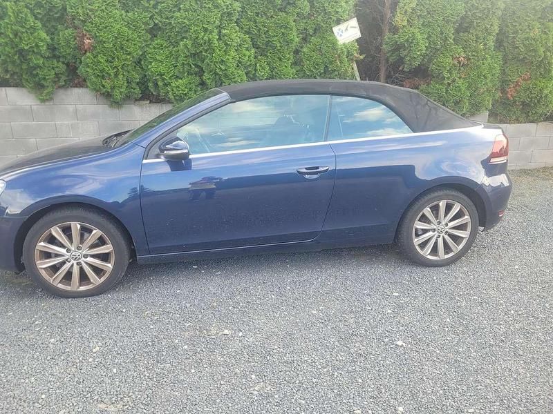 Blau Gebraucht 2011 VW Golf Cabriolet Cabrio | 6.400 € (Superpreis) - Bild 1/4