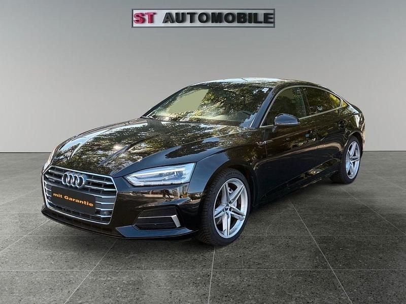 Brillantschwarz Gebraucht 2018 Audi A5 Sportback S-Line Kleinwagen | 19.990 € (Guter Preis) - Bild 1/4