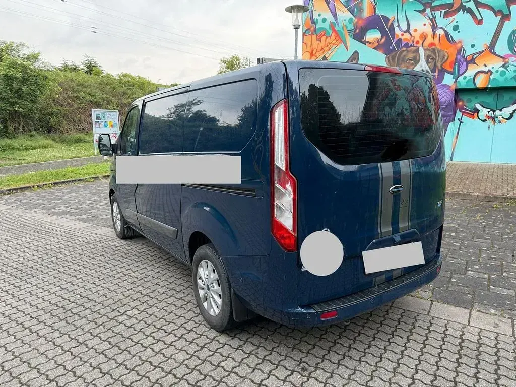Occasion Ford Transit Custom 84 ch (61 kW) 2020 Bleue Monospace