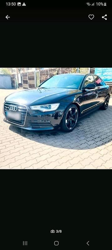 Schwarz Gebraucht 2011 Audi A6 S-Line Limousine | 8.599 € (Superpreis) - Bild 1/4
