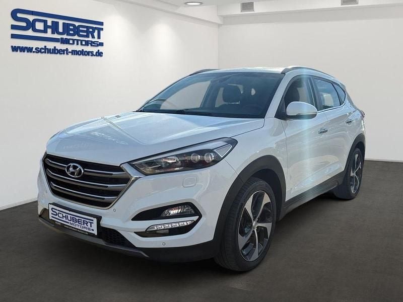 Polar white Gebraucht 2015 Hyundai Tucson Premium SUV | 16.690 € (Fairer Preis) - Bild 1/4