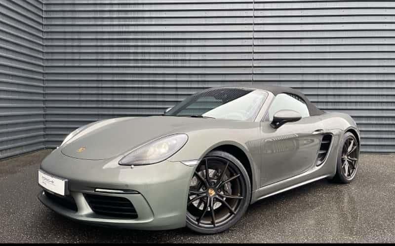 Grün Gebraucht 2020 Porsche 718 Boxster Cabrio | 59.900 € - Bild 1/4