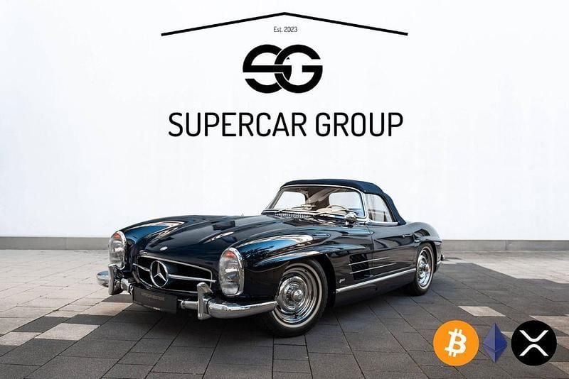 Dunkelblau db 904g Gebraucht 1957 Mercedes SL300 Cabrio | 1.590.000 € - Bild 1/3