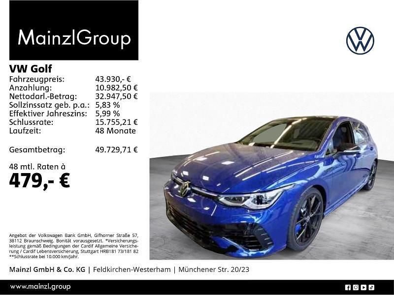 Blau Gebraucht 2023 VW Golf R Limousine | 43.930 € (Etwas zu teuer) - Bild 1/3