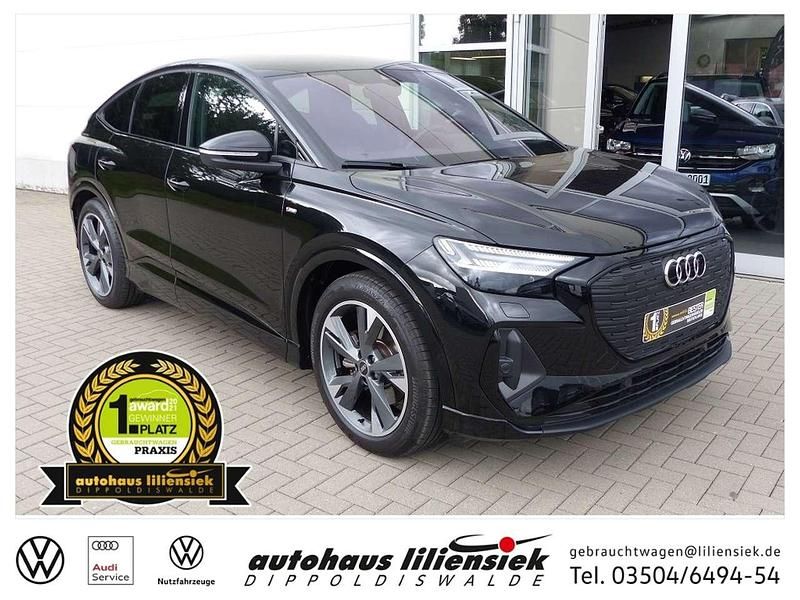 Schwarz Gebraucht 2021 Audi Q4 Sportback e-tron S-Line SUV | 29.690 € (Fairer Preis) - Bild 1/4