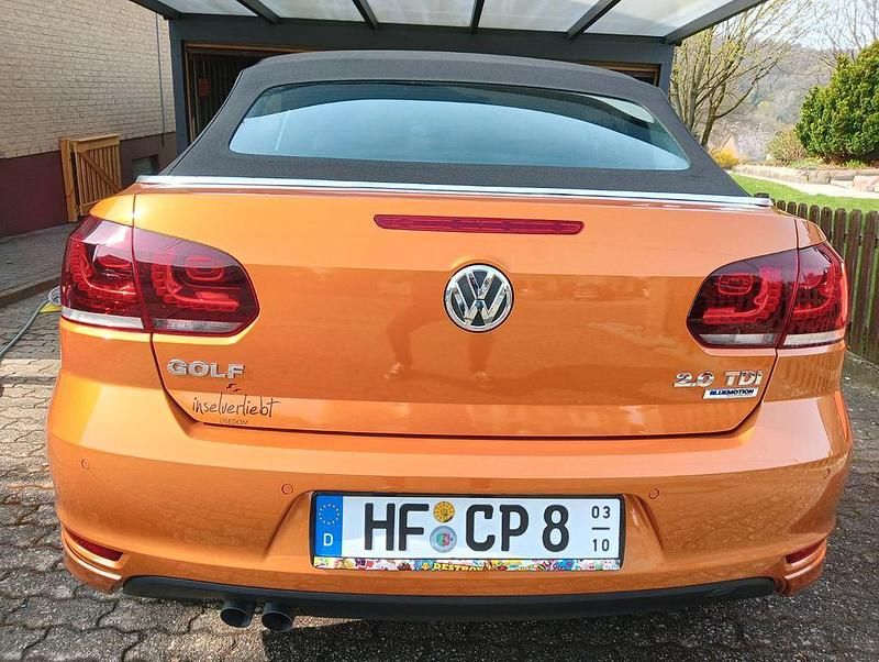 Gebraucht VW Golf Cabriolet LOUNGE 150 PS (110 kW) 2016 Orange Cabrio