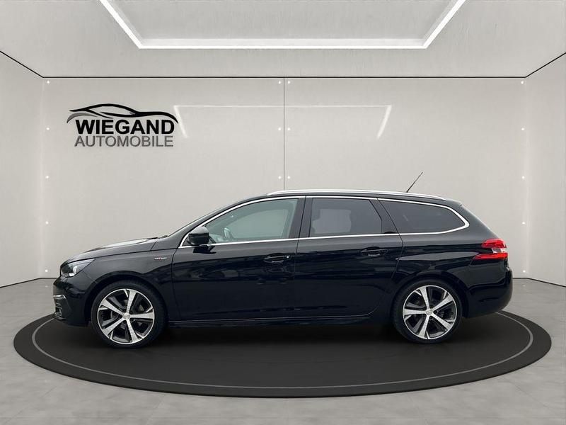 Gebraucht Peugeot 308 SW GT-line 131 PS (96 kW) 2018 Schwarz Kombi