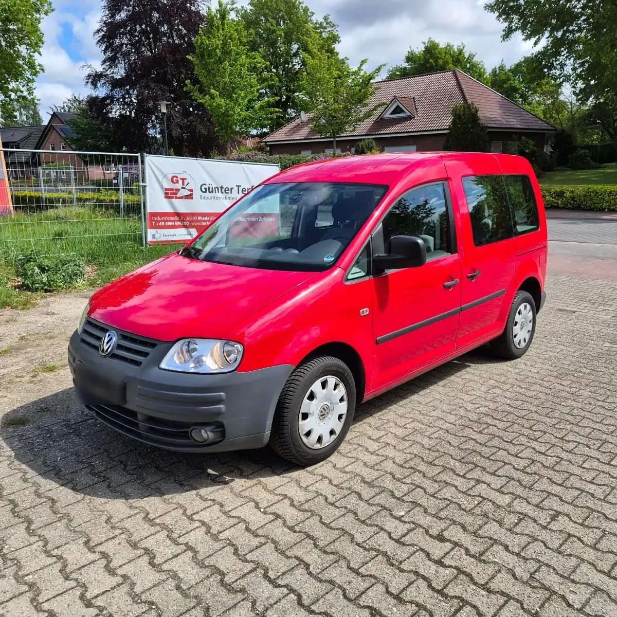 Gebraucht VW Caddy Edition 80 PS (58 kW) 2009 Rot Van / Kleinbus