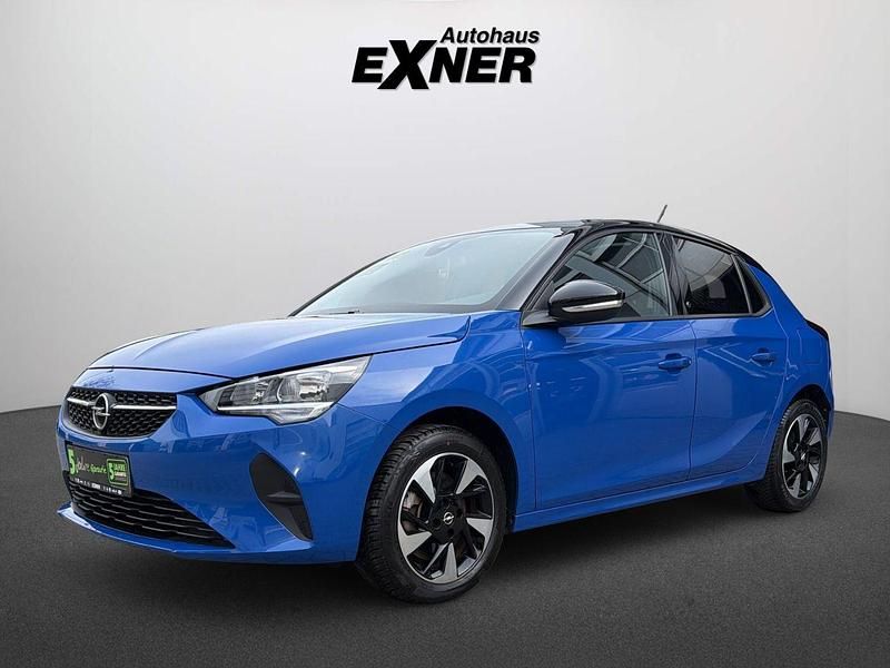 Gebraucht Opel Corsa-e Edition 100 kW (136 PS) 2023 Perl blau / dach schwarz Kleinwagen