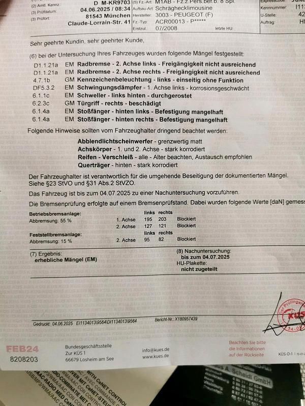 Rot Gebraucht 2008 Peugeot 107 Kleinwagen | 1.000 € (Guter Preis) - Bild 1/1