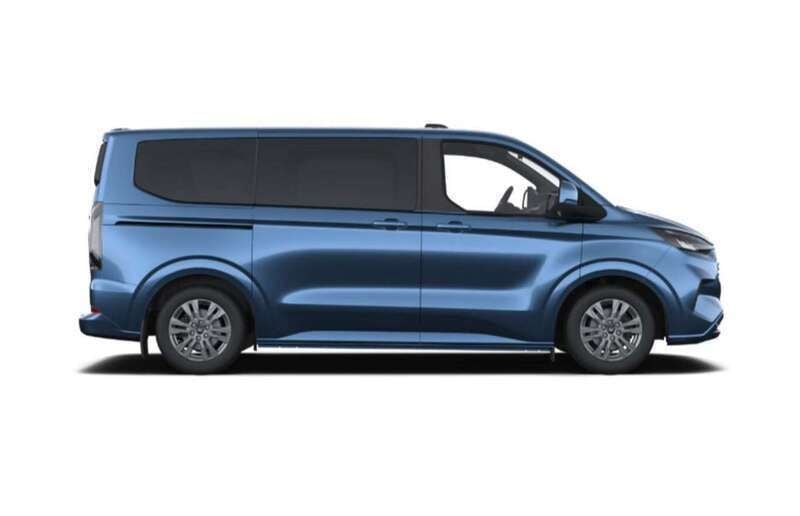 Chrome blue metallic Neu 2025 Ford Tourneo Custom Titanium Van / Kleinbus | 48.253 € (Superpreis) - Bild 1/3