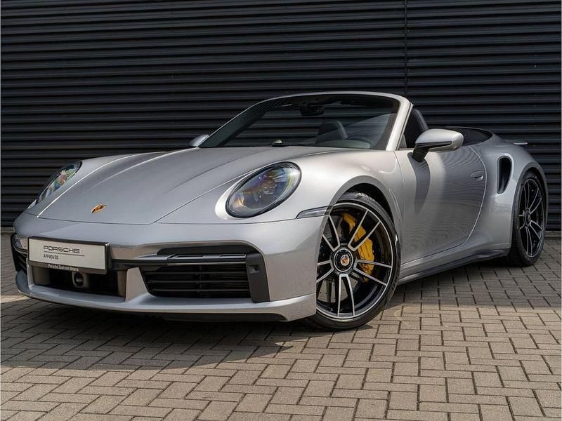 Silber Gebraucht 2021 Porsche 911 Turbo S Cabriolet Cabrio | 229.992 € (Guter Preis) - Bild 1/4