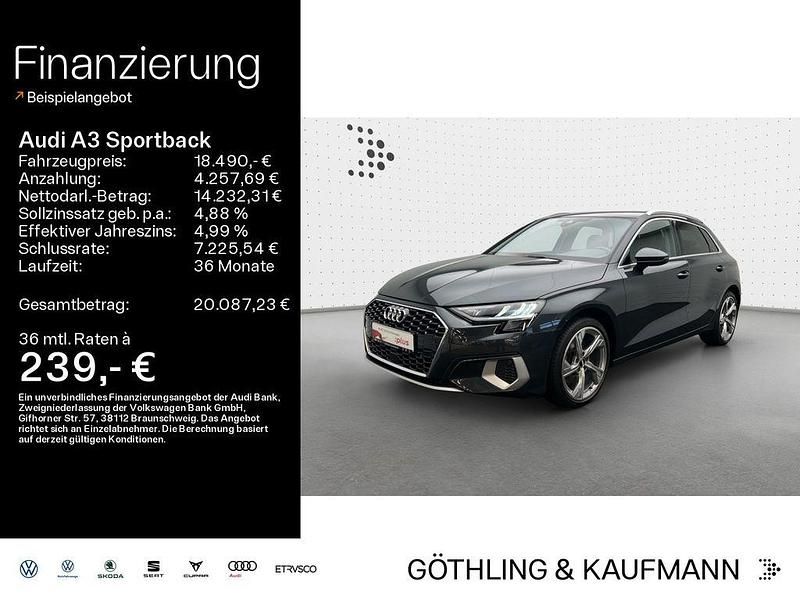 Gebraucht Audi A3 Advanced 150 PS (110 kW) 2020 Grau Limousine