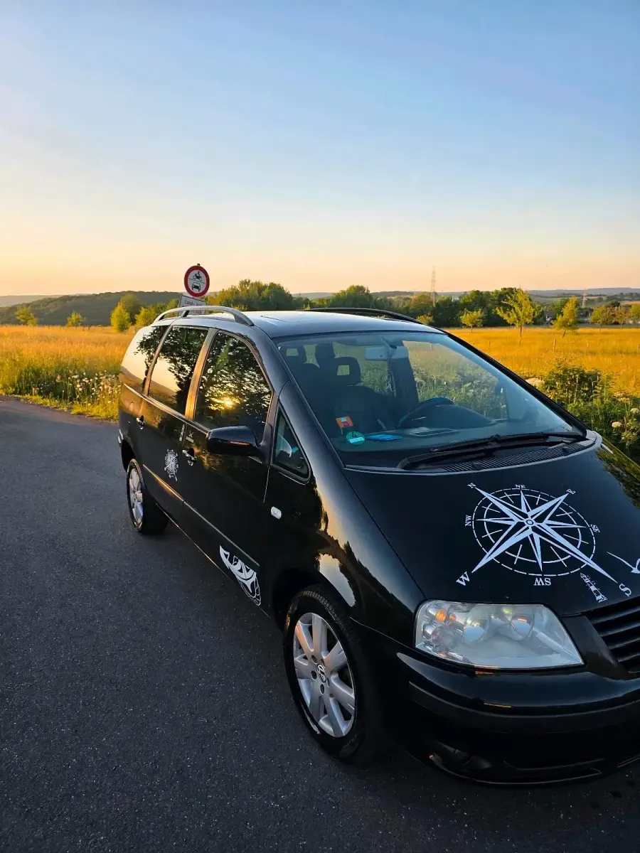Gebraucht VW Sharan 150 PS (110 kW) 2003 Schwarz Van / Kleinbus