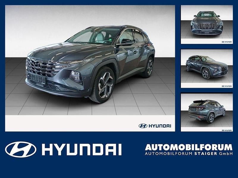 Dark knight / abyss black / mi Gebraucht 2024 Hyundai Tucson Prime SUV | 33.990 € (Superpreis) - Bild 1/4