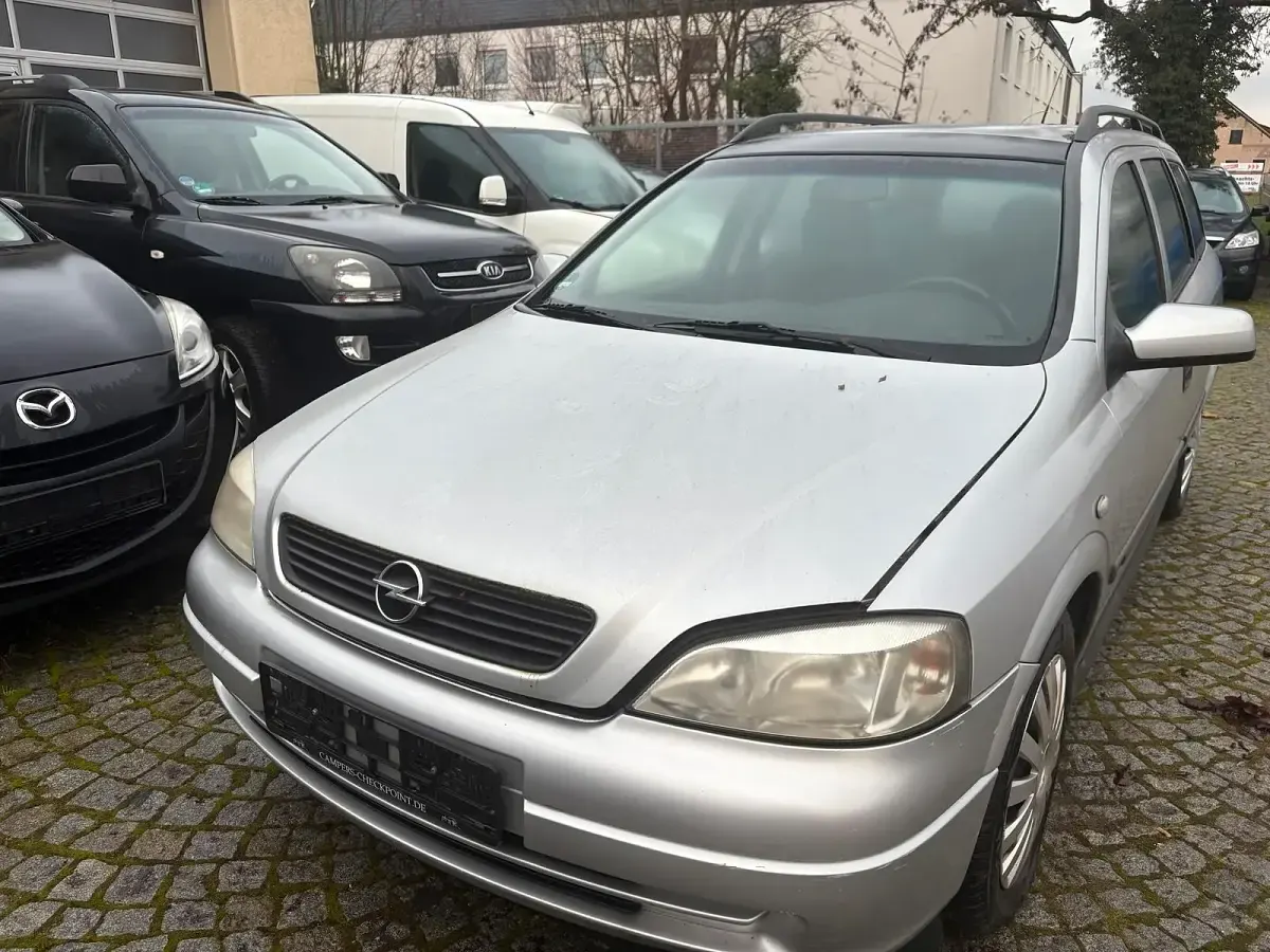 Gebraucht Opel Astra 105 PS (77 kW) 2002 Silber Kombi