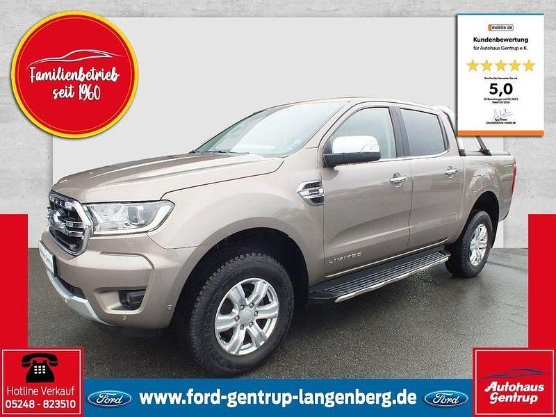 Gebraucht Ford Ranger Limited 212 PS (155 kW) 2022 Silber Pickup