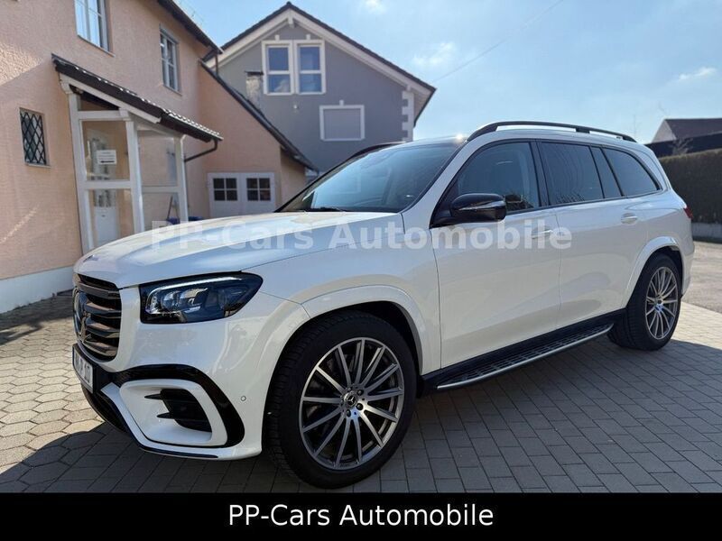 Manufaktur diamantweiß bright Gebraucht 2024 Mercedes GLS580 AMG Line Premium Plus SUV | 115.580 € (Teuer) - Bild 1/4