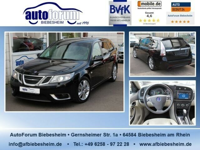 Gebraucht Saab 9-3 Aero 180 PS (132 kW) 2008 Schwarz metallic Kombi
