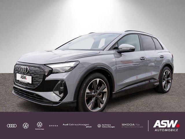 Kieselgrau Gebraucht 2022 Audi Q4 e-tron S-Line SUV | 31.930 € (Guter Preis) - Bild 1/4