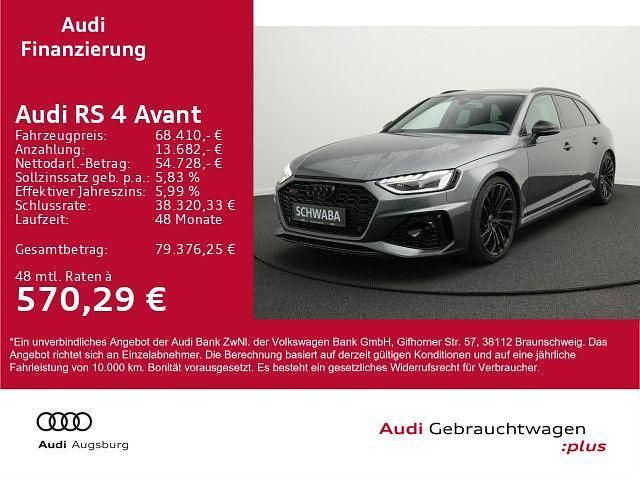 Daytonagrau perleffekt Gebraucht 2023 Audi RS4 Ambiente Kombi | 68.410 € (Superpreis) - Bild 1/4