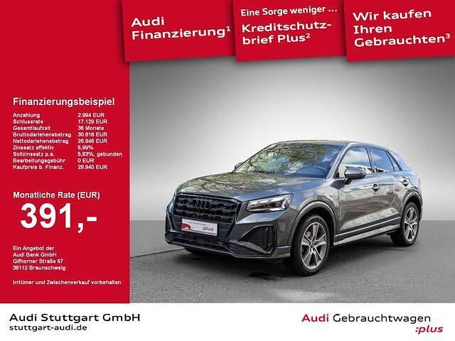 Gebraucht Audi Q2 S-Line 150 PS (110 kW) 2022 Daytonagrau perleffekt SUV