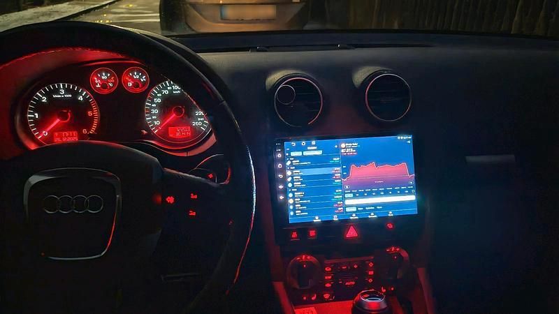 Gebraucht Audi A3 S-Line 140 PS (102 kW) 2008 Schwarz Kleinwagen