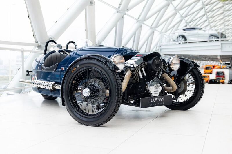 Blau Gebraucht 2015 Morgan 3 Wheeler Cabrio | 54.950 € - Bild 1/4