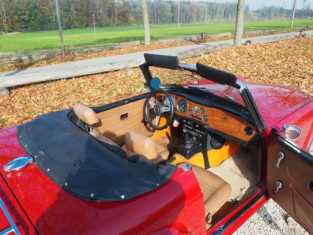 Gebraucht Triumph TR6 95 PS (69 kW) 1976 Rot Cabrio