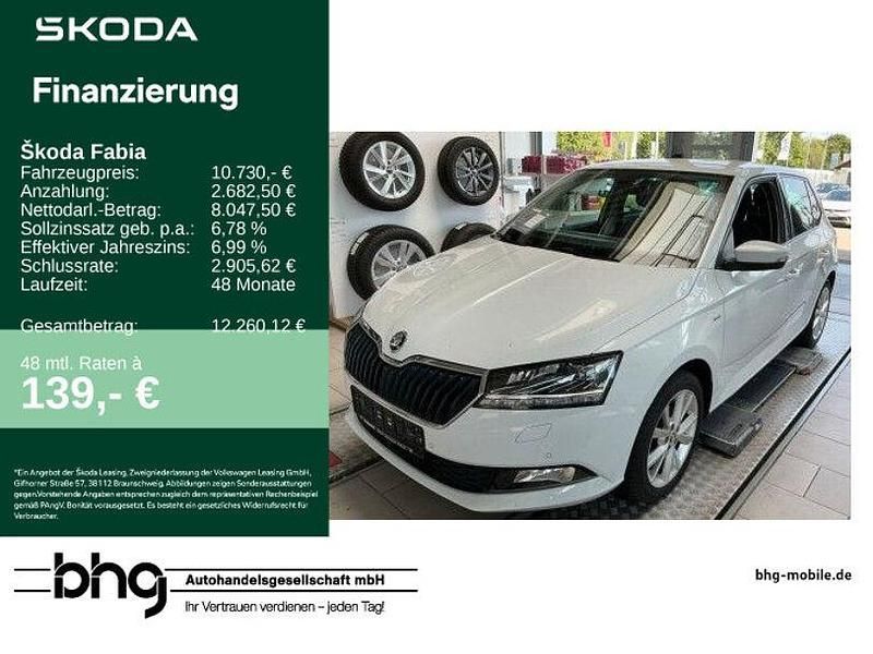 Weiß Gebraucht 2019 Skoda Fabia Soleil Limousine | 10.730 € (Fairer Preis) - Bild 1/2