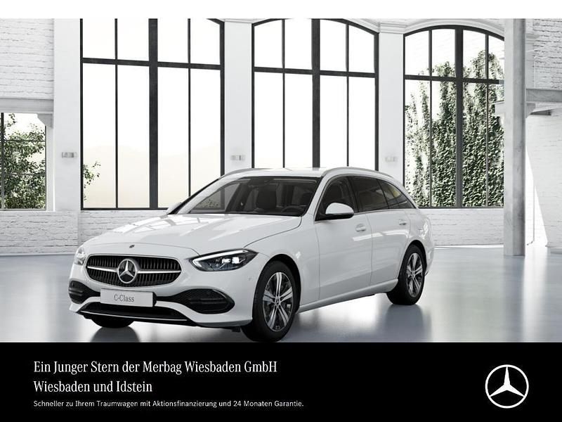 Polarweiß Gebraucht 2023 Mercedes C300e Avantgarde Kombi | 34.790 € (Superpreis) - Bild 1/4