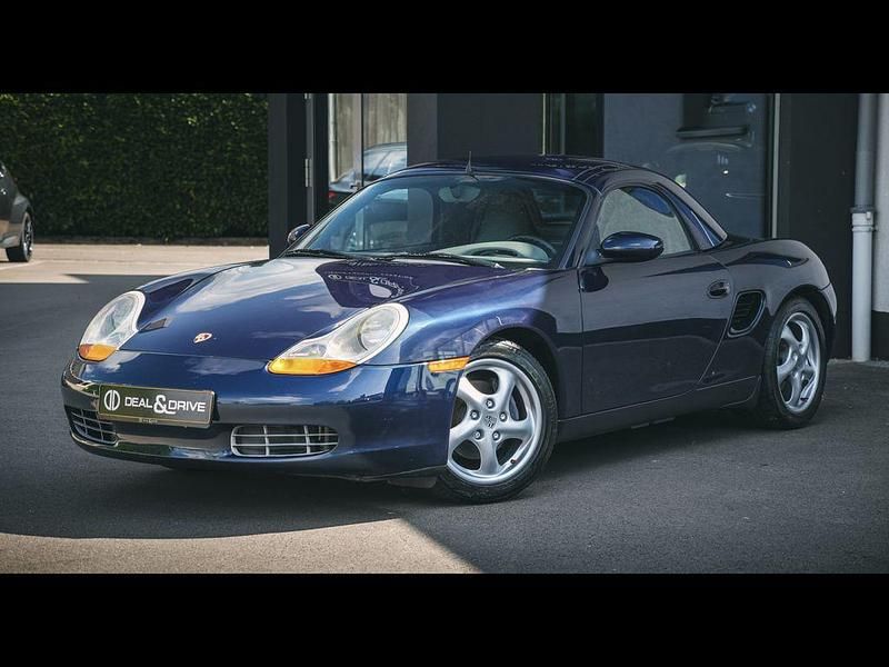 Blau Gebraucht 1999 Porsche Boxster Cabrio | 16.999 € (Teuer) - Bild 1/4