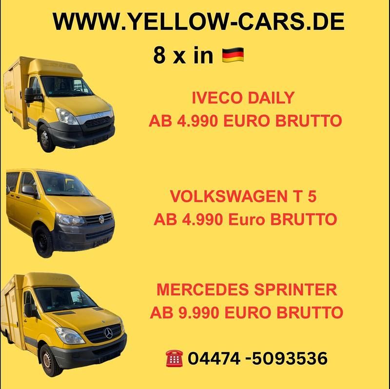 Używany Mercedes Sprinter 95 KM (69 kW) 2011 Żółty Van