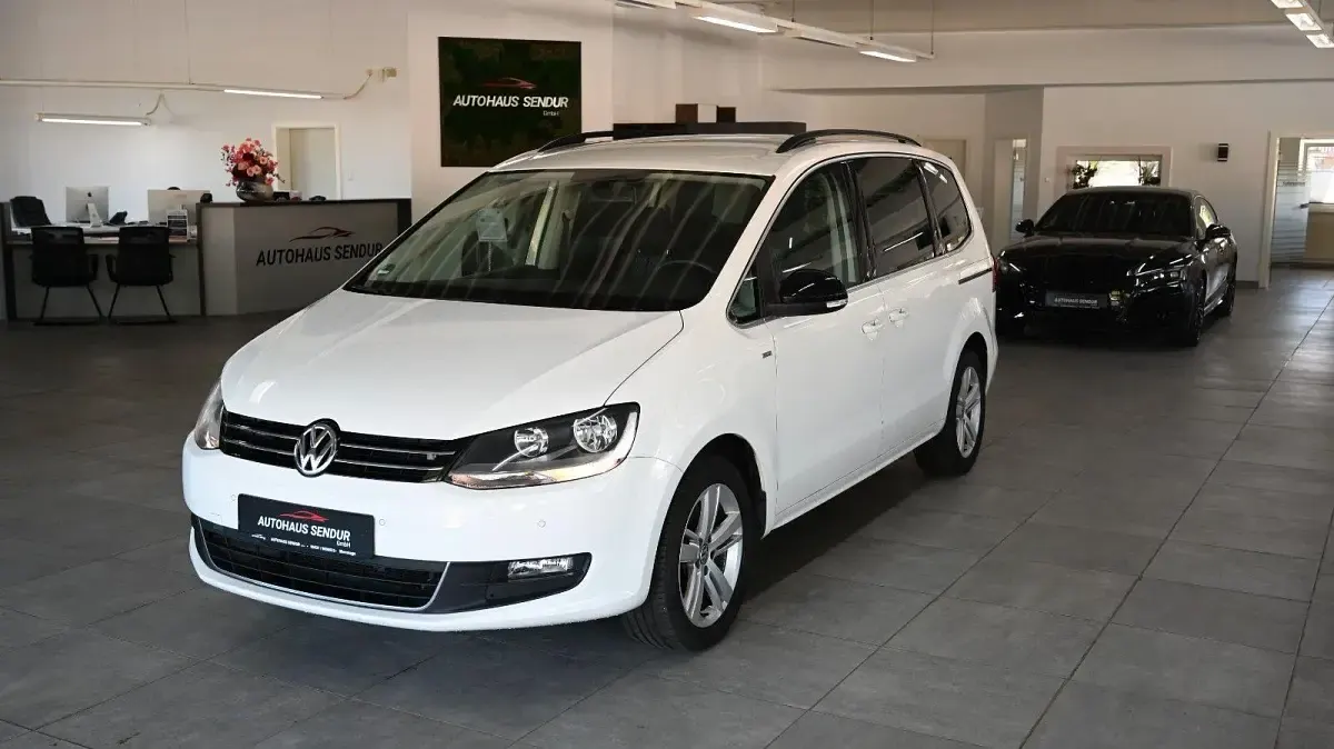Gebraucht VW Sharan Match 150 PS (110 kW) 2012 Weiß Van / Kleinbus