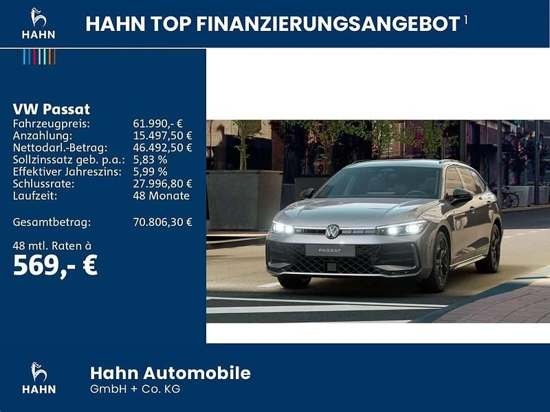 Neu VW Passat R-line 193 PS (141 kW) 2026 Grau Kombi