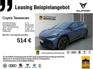 Neu Cupra Tavascan VZ 250 kW (340 PS) 2026 Blau SUV