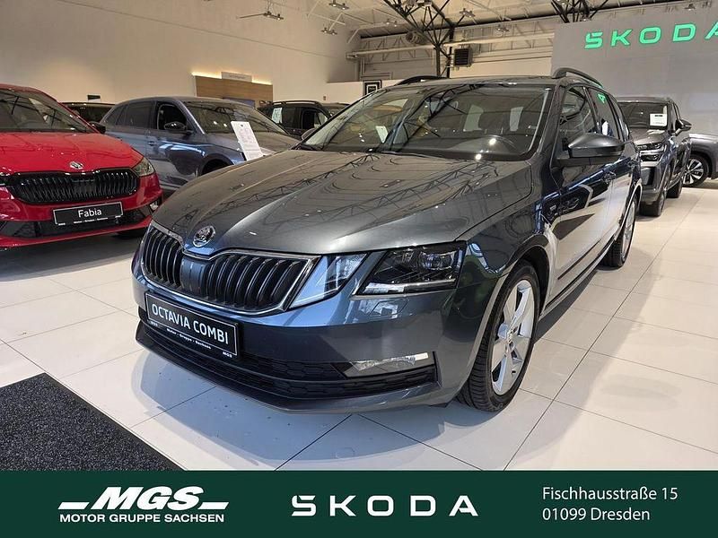 Quarzgrau metallic Gebraucht 2018 Skoda Octavia Clever Kombi | 16.490 € (Fairer Preis) - Bild 1/4
