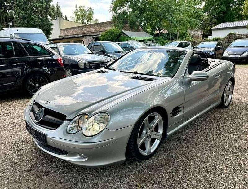 Silber Gebraucht 2003 Mercedes SL500 Cabrio | 16.999 € (Fairer Preis) - Bild 1/4