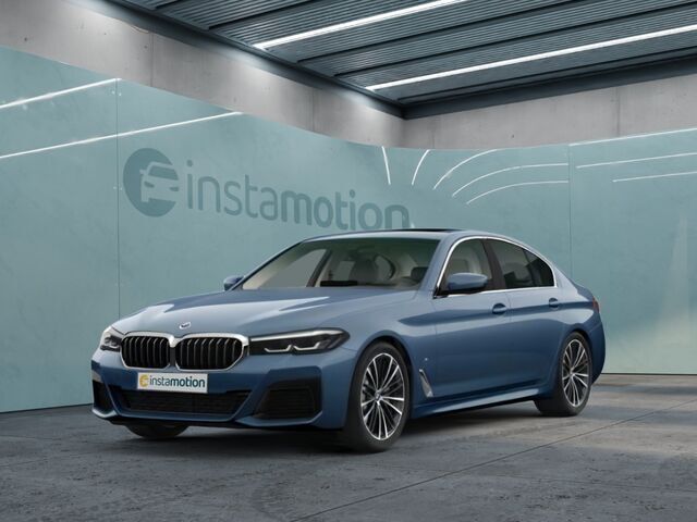 Blau Gebraucht 2023 BMW 530 M Sport Limousine | 55.900 € - Bild 1/2