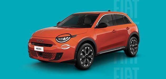 Orange Neu 2024 Fiat 600 La Prima SUV | 34.000 € (Fairer Preis) - Bild 1/4