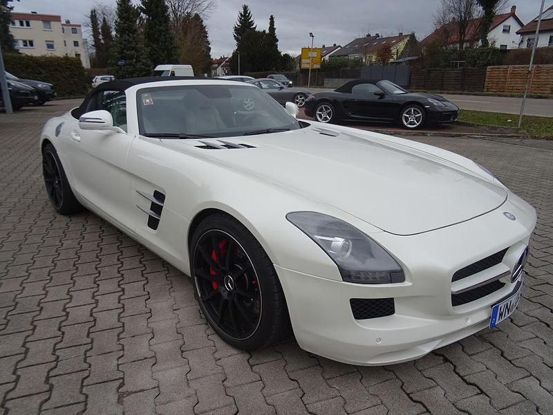 Gebraucht Mercedes SLS AMG AMG 571 PS (419 kW) 2012 Weiß Cabrio
