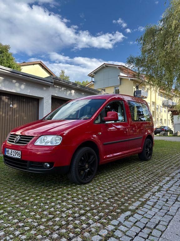 Rot Gebraucht 2009 VW Caddy Life Van / Kleinbus | 7.500 € (Fairer Preis) - Bild 1/4