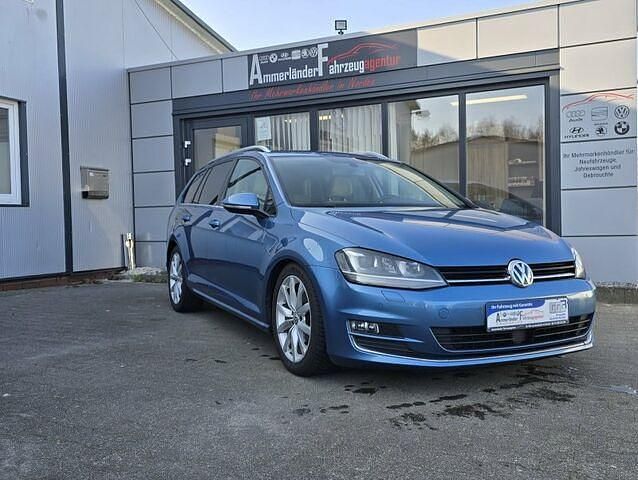 Second-hand VW Golf VII Highline 150 CP (110 kW) 2014 Albastru Break
