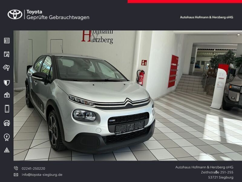 Silber Gebraucht 2017 Citroën C3 Feel Kleinwagen | 8.990 € (Fairer Preis) - Bild 1/4