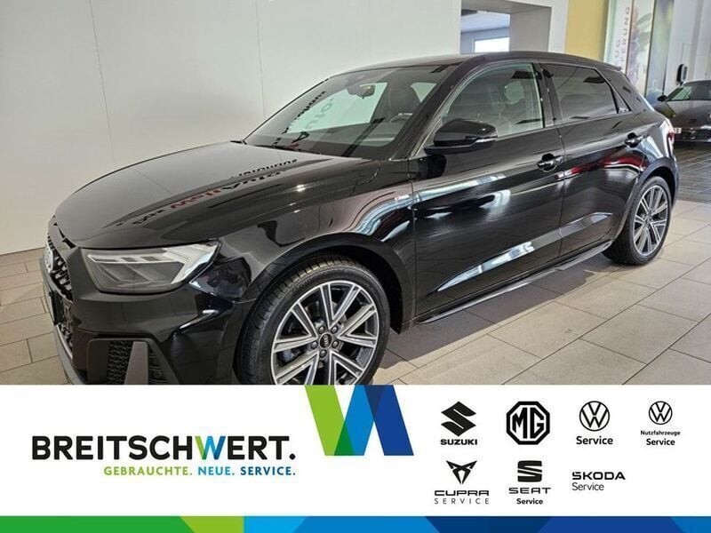 Schwarz Gebraucht 2023 Audi A1 Sportback S-Line Kleinwagen | 26.950 € (Teuer) - Bild 1/4