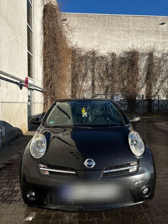 Schwarz Gebraucht 2007 Nissan Micra C+C Cabrio | 1.000 € (Fairer Preis) - Bild 1/4