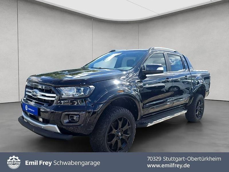 Agate black metallic Gebraucht 2021 Ford Ranger Wildtrack Abholung | 35.900 € (Fairer Preis) - Bild 1/4